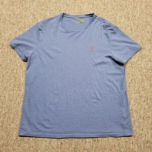 Polo Ralph Lauren Shirt Mens XL Blue Short Sleeve Pullover Pony Rugby Tee Cotton